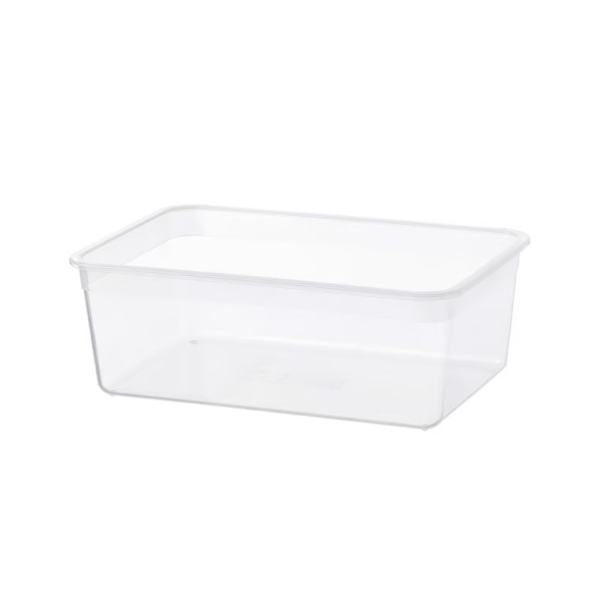 34oz Rectangular plastic box – Ecco Food Packaging